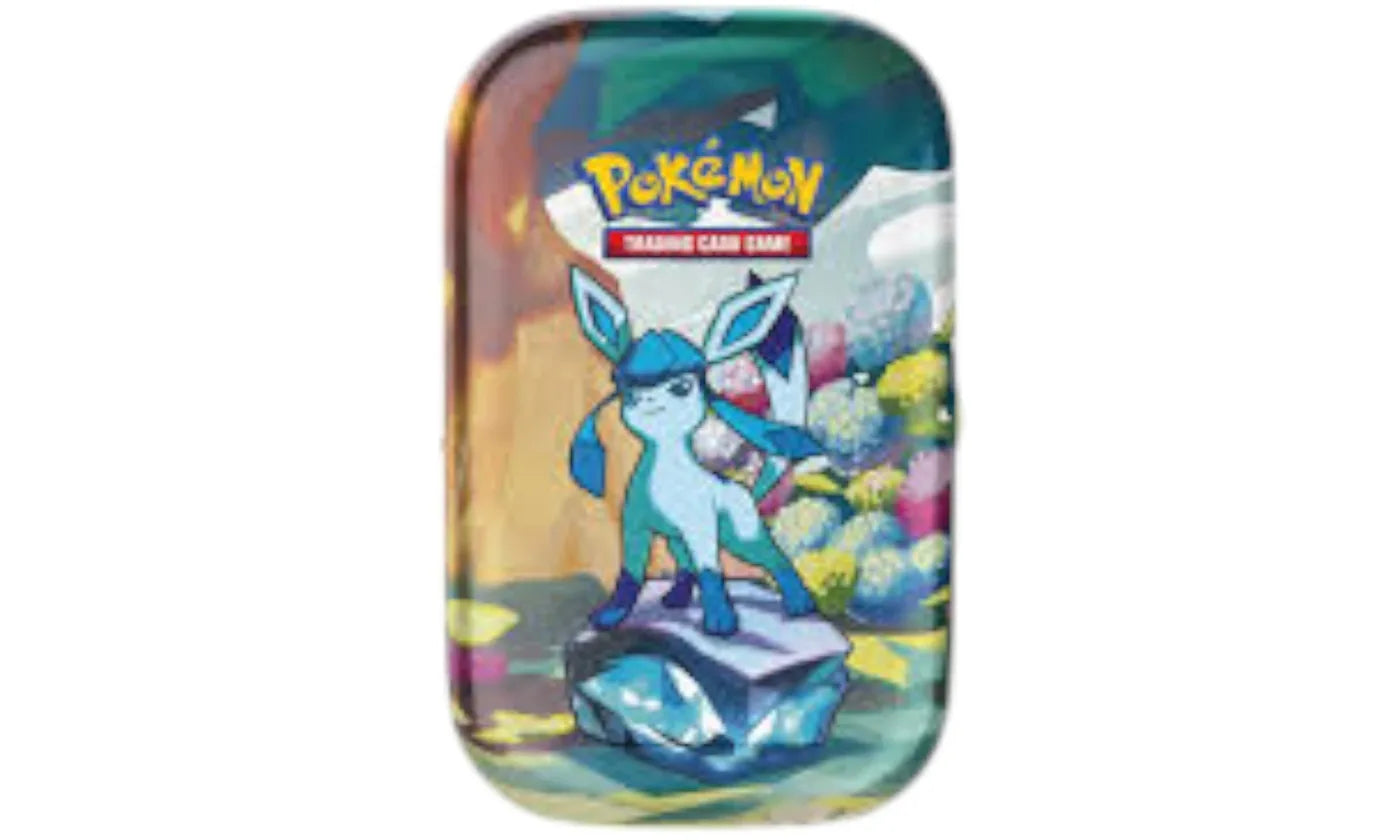 2025 POKEMON SCARLET VIOLET PRISMATIC EVOLUTIONS GLACEON TIN