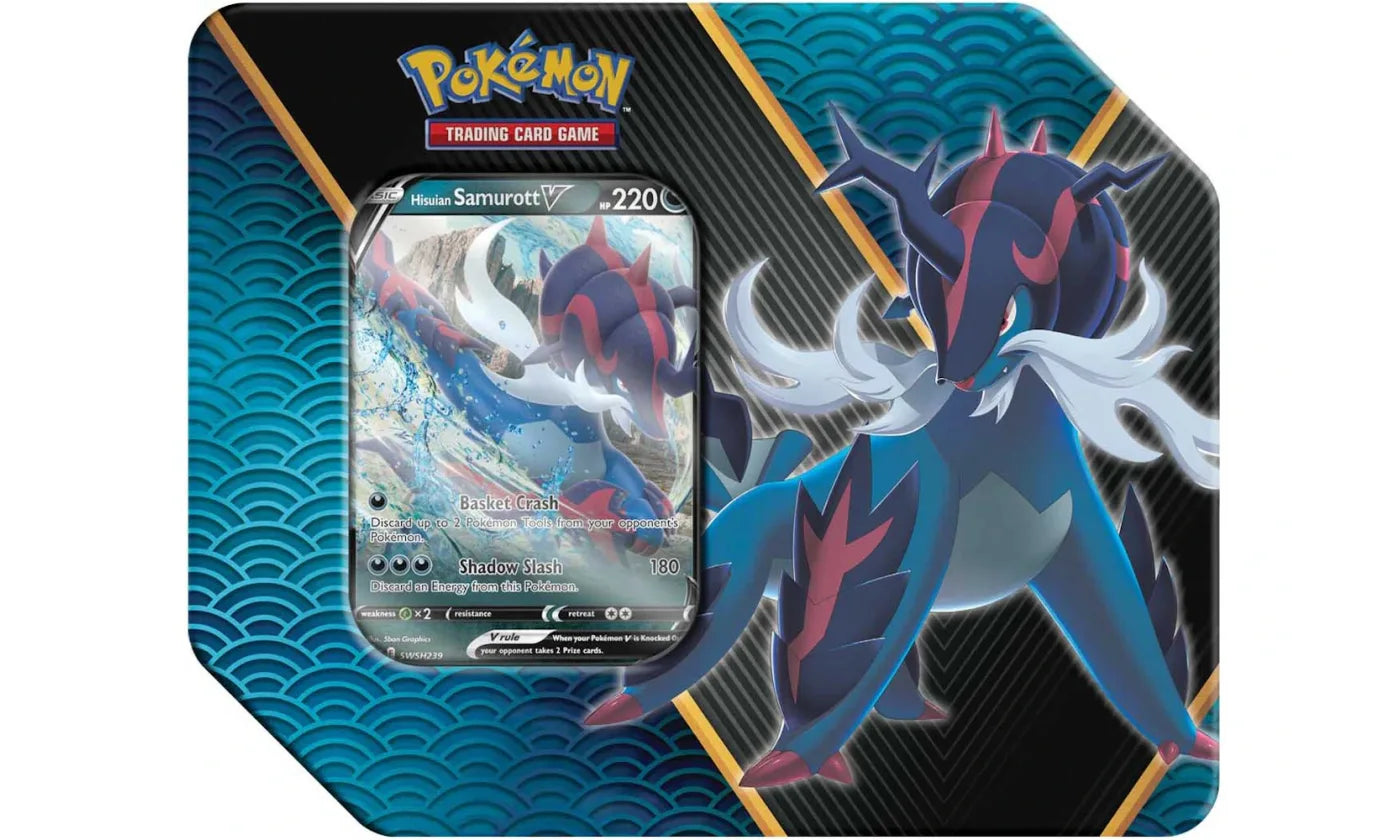 POKEMON TCG DIVERGENT POWERS HISUAIN SAMUROTT V TIN (ITA)