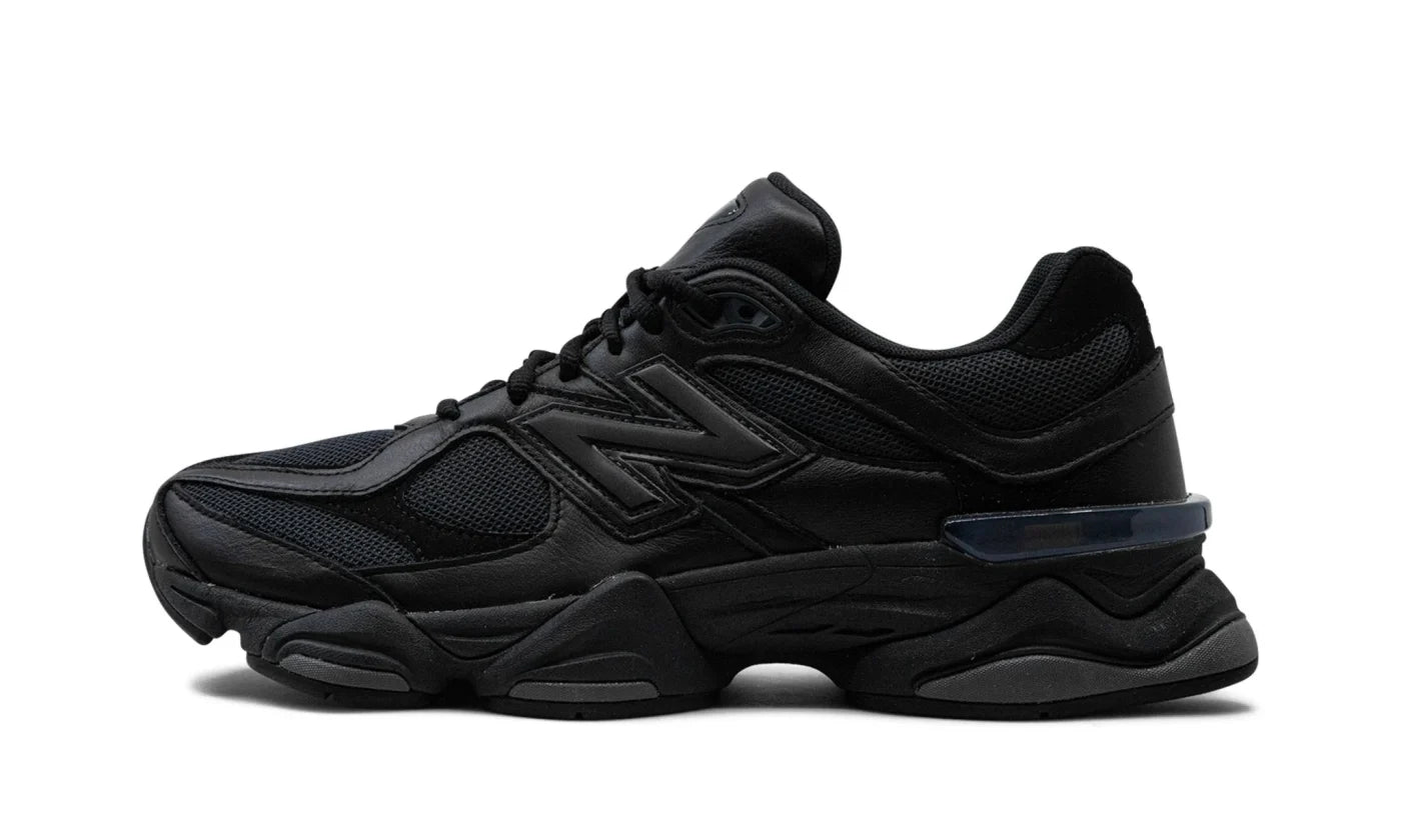 NEW BALANCE 9060 TRIPLE BLACK LEATHER – Shoebuya
