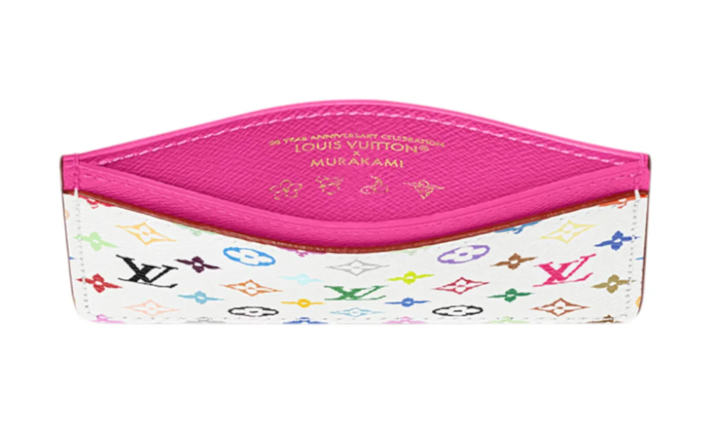 LOUIS VUITTON X TAKASHI MURAKAMI CARD HOLDER WHITE
