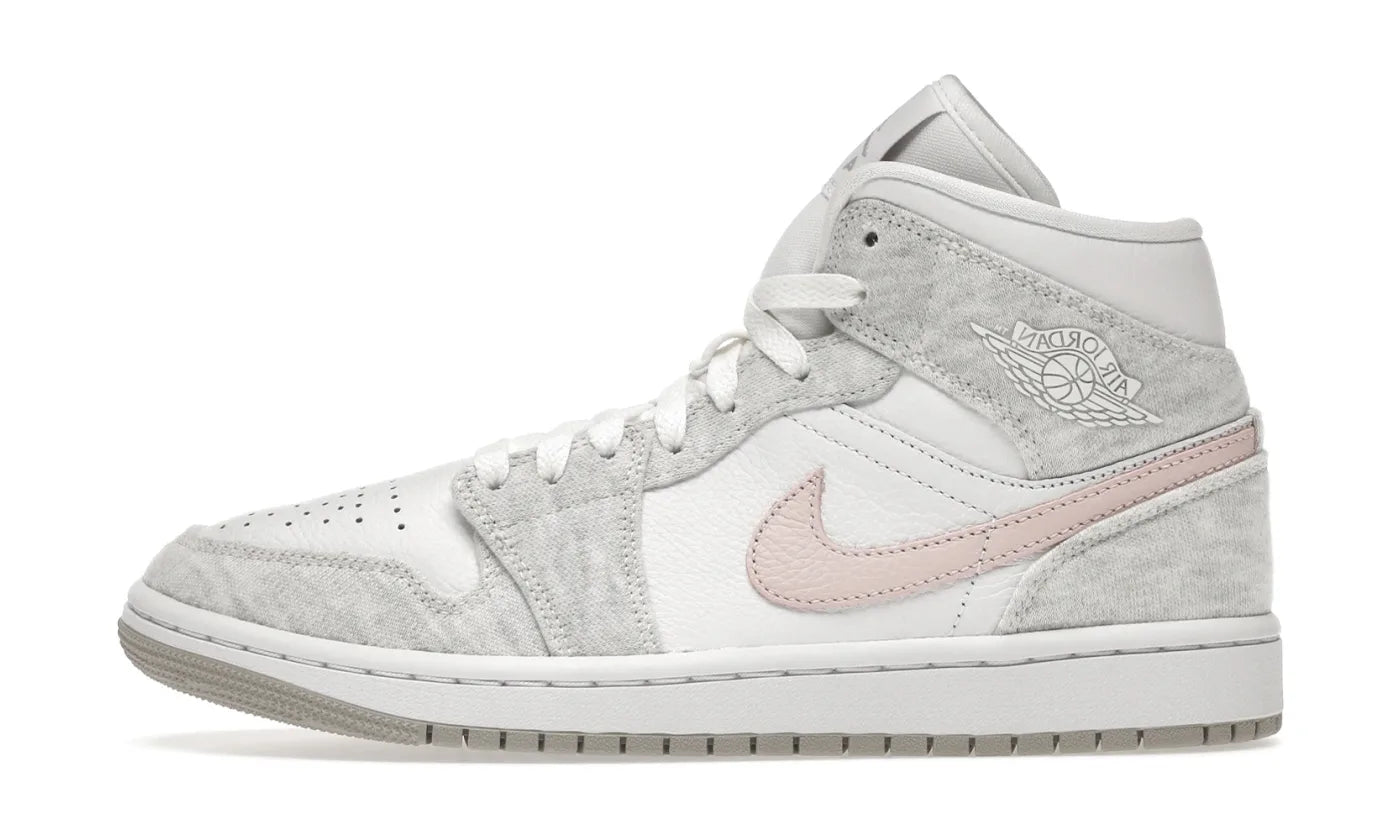 AIR JORDAN 1 MID SE LIGHT IRON ORE (W)
