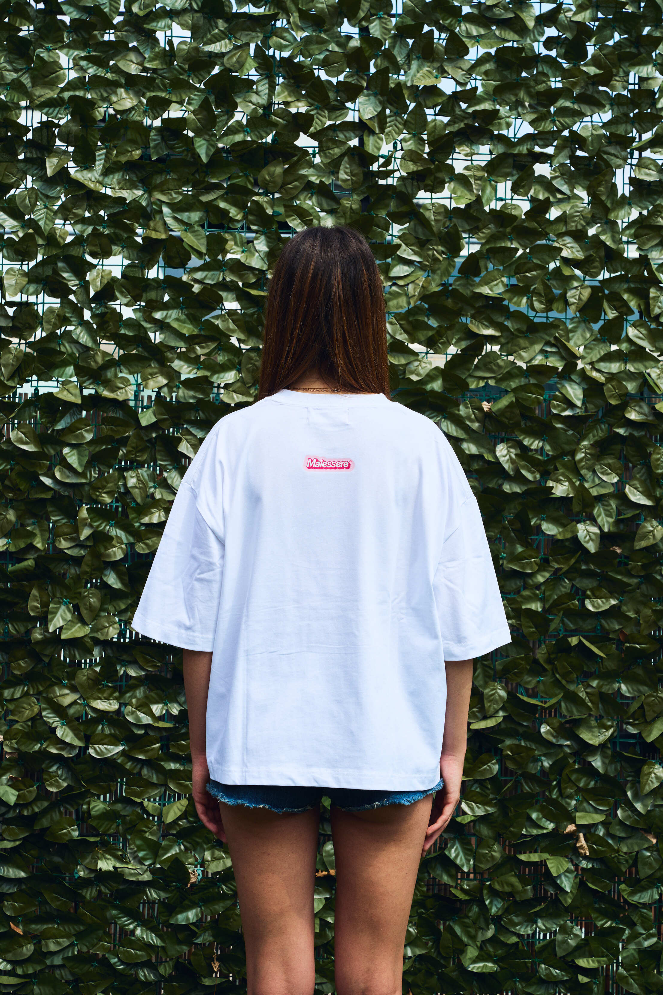 PER TE LASCIO IL PARTY BOXY TEE WHITE UNISEX - Malessere Brand