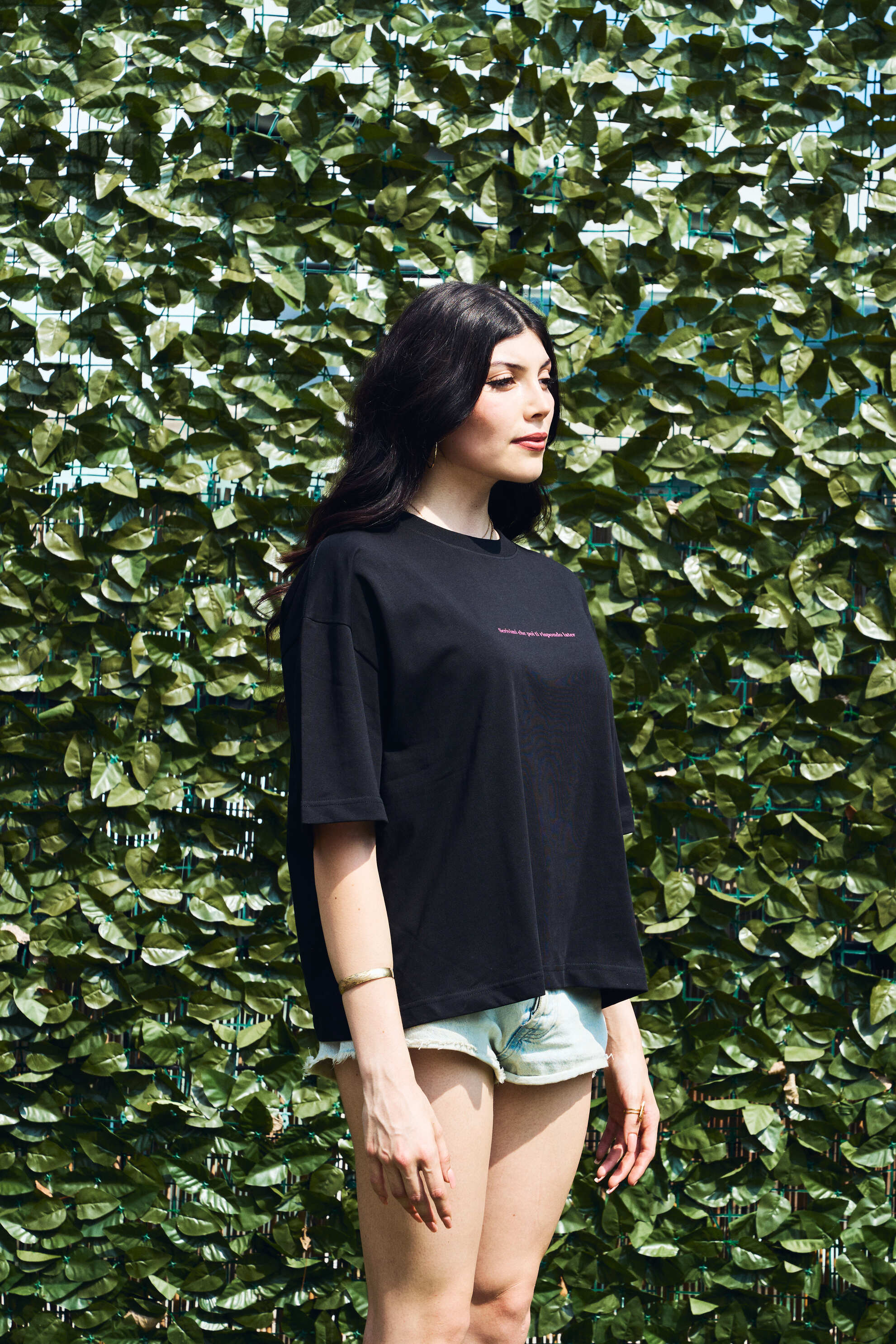 SCRIVIMI CHE POI TI RISPONDO LATER BOXY TEE BLACK UNISEX - Malessere Brand