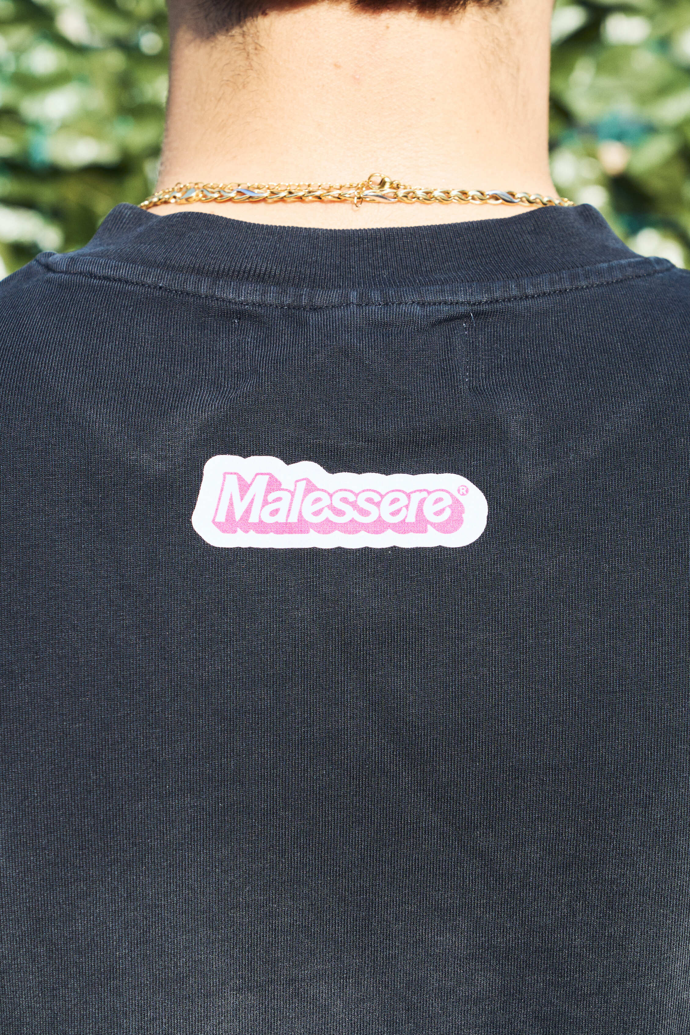 PER TE LASCIO IL PARTY OVERSIZED TEE WASHED BLACK UNISEX - Malessere Brand