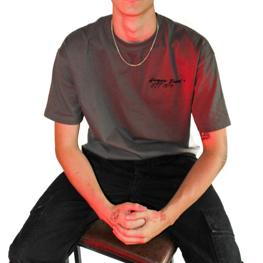 EST2019 GREY TEE - Hangover Brand