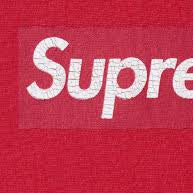 SUPREME WASHED BOX LOGO CREWNECK RED SS25