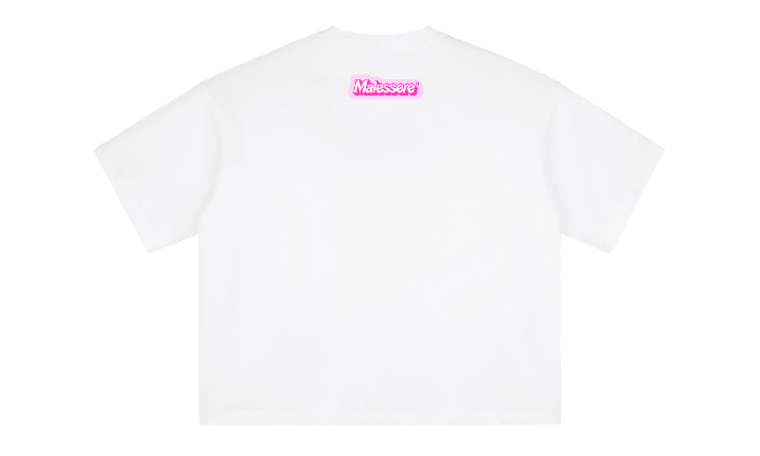PER TE LASCIO IL PARTY BOXY TEE WHITE UNISEX - Malessere Brand
