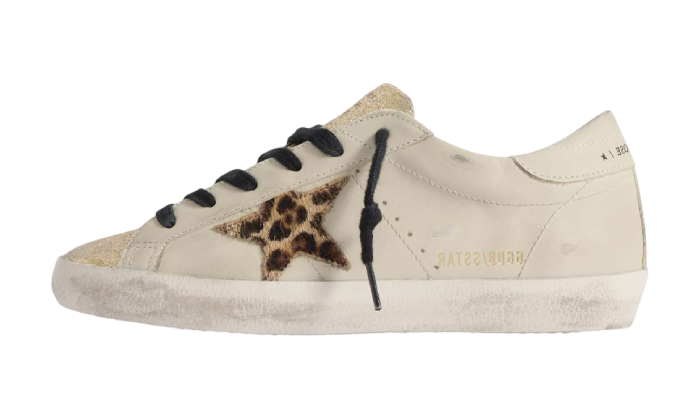 GOLDEN GOOSE SUPER STAR STELLA LEOPARD & LINGUETTA GOLD
