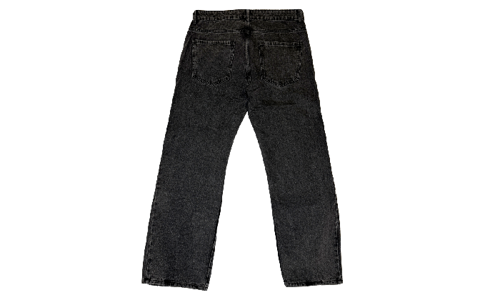 BLACK ZIP SPARCKLY JEANS - Replacement Brand