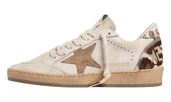 GOLDEN GOOSE BALLSTAR STELLA SUEDE & TACCO COW