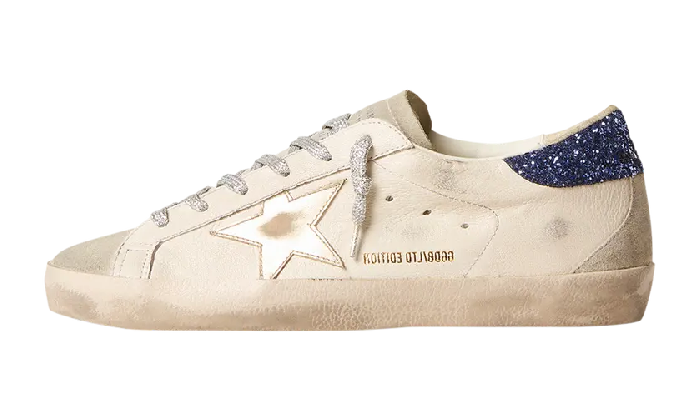 GOLDEN GOOSE SUPER STAR STELLA GOLD & TACCO VIOLET GLITTER