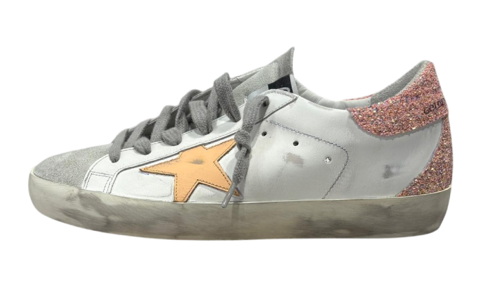 GOLDEN GOOSE SUPER STAR STELLA ROSA & TALLONE GLITTER ROSA