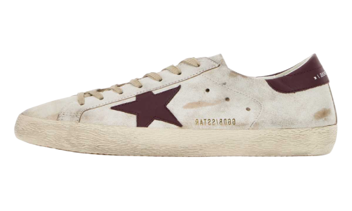 GOLDEN GOOSE SUPER STAR STELLA & TACCO BORDEAUX