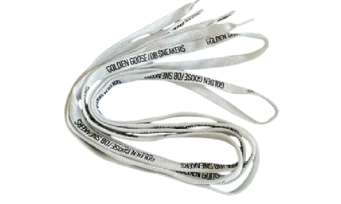 GOLDEN GOOSE SHOES LACES LOGO