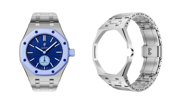 FULL STAINLESS STRAP - AP SWATCH ROYAL POP