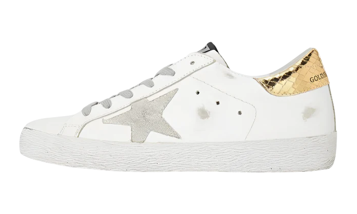 GOLDEN GOOSE SUPER STAR SUEDE STAR CROCO TAB DIFFERENT