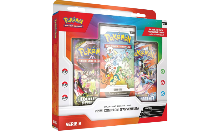 PRIMI COMPAGNI D'AVVENTURA COLLEZIONE ILLUSTRAZIONE SERIE 1 (ITA) - POKEMON