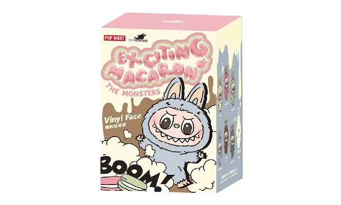 LABUBU THE MONSTERS TASTY MACARONS VINYL FACE BLIND