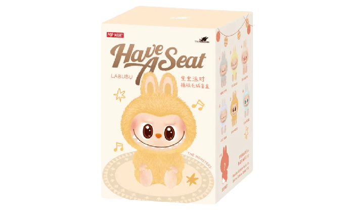 LABUBU THE MONSTERS HAVE A SEAT VINYL PLUSH