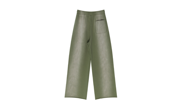 THE ACID WASH SPRAY PANTS OLIVE - Shoebuya Brand