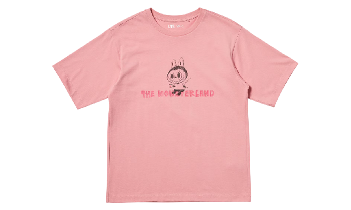 TEE UNIQLO X POP MART LABUBU PINK