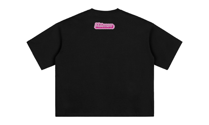 SCRIVIMI CHE POI TI RISPONDO LATER BOXY TEE BLACK UNISEX - Malessere Brand