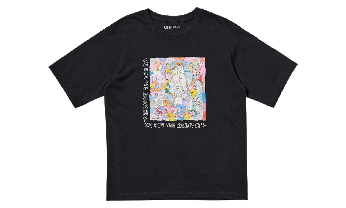 TEE UNIQLO X POP MART LABUBU BLACK
