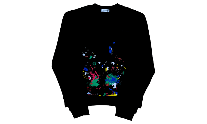 PAINT HOODIE BLACK - We Are All Ash