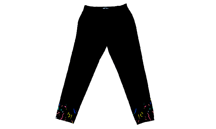 PAINT PANTS BLACK - We Are All Ash