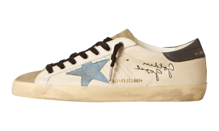 GOLDEN GOOSE SUPER STAR STELLA DENIM TACCO GREY
