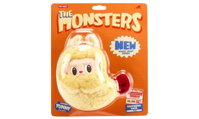 LABUBU THE MONSTERS WACKY MART SERIES SHRIMP EARPHONE CASE