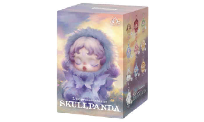 POPMART L'IMPRESSIONNISNE SKULLPANDA SERIES PLUSH DOLL
