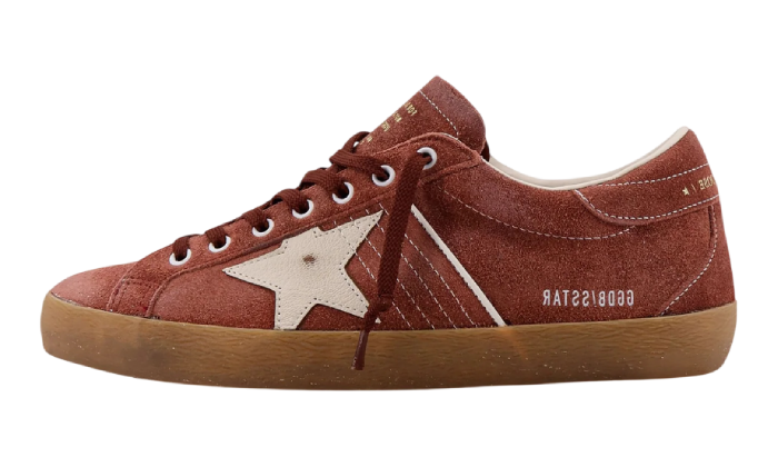 GOLDEN GOOSE SUPER STAR SUEDE RED