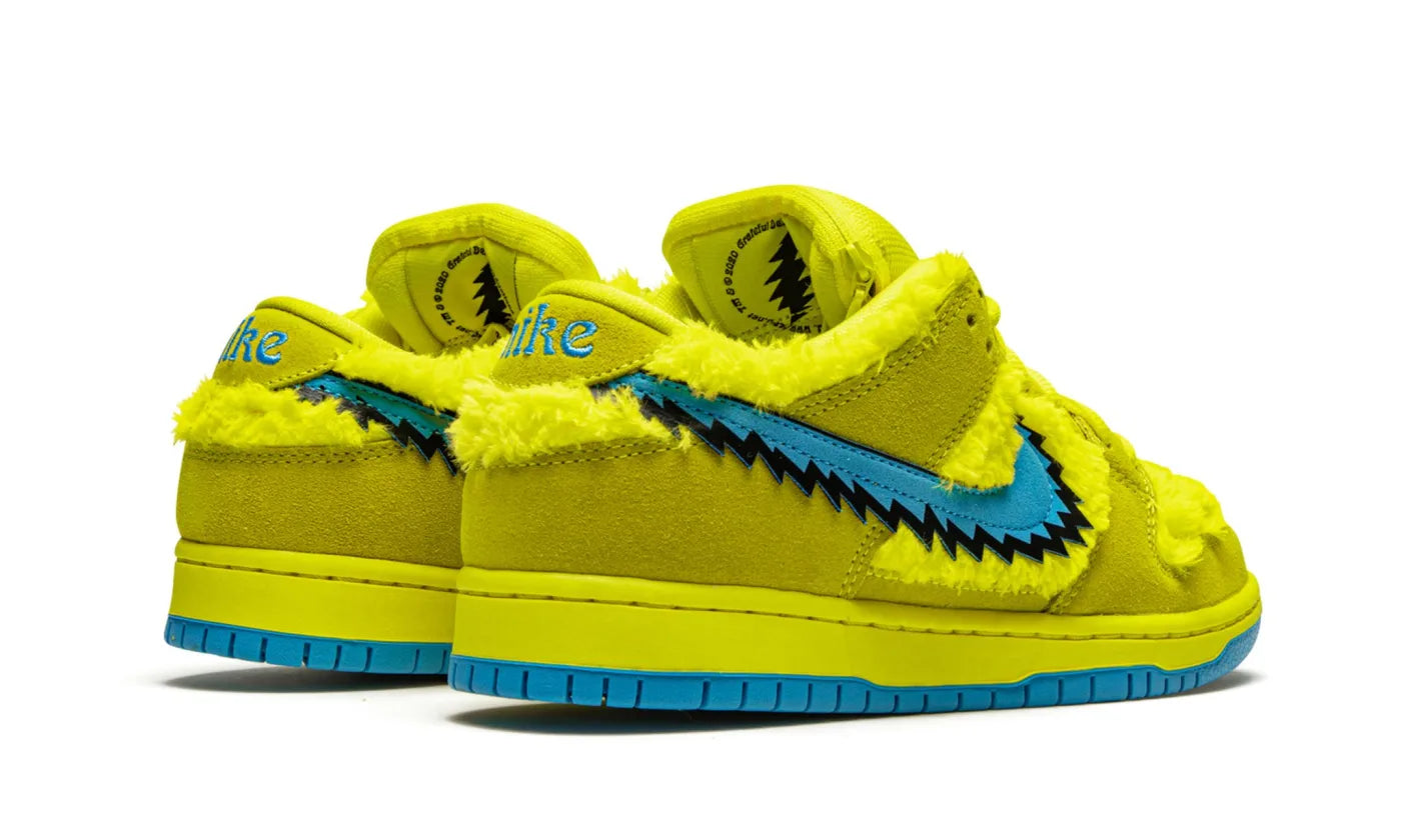 NIKE SB DUNK LOW GRATEFUL DEAD BEARS OPTI YELLOW