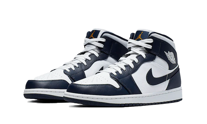 AIR JORDAN 1 MID METALLIC GOLD OBSIDIAN