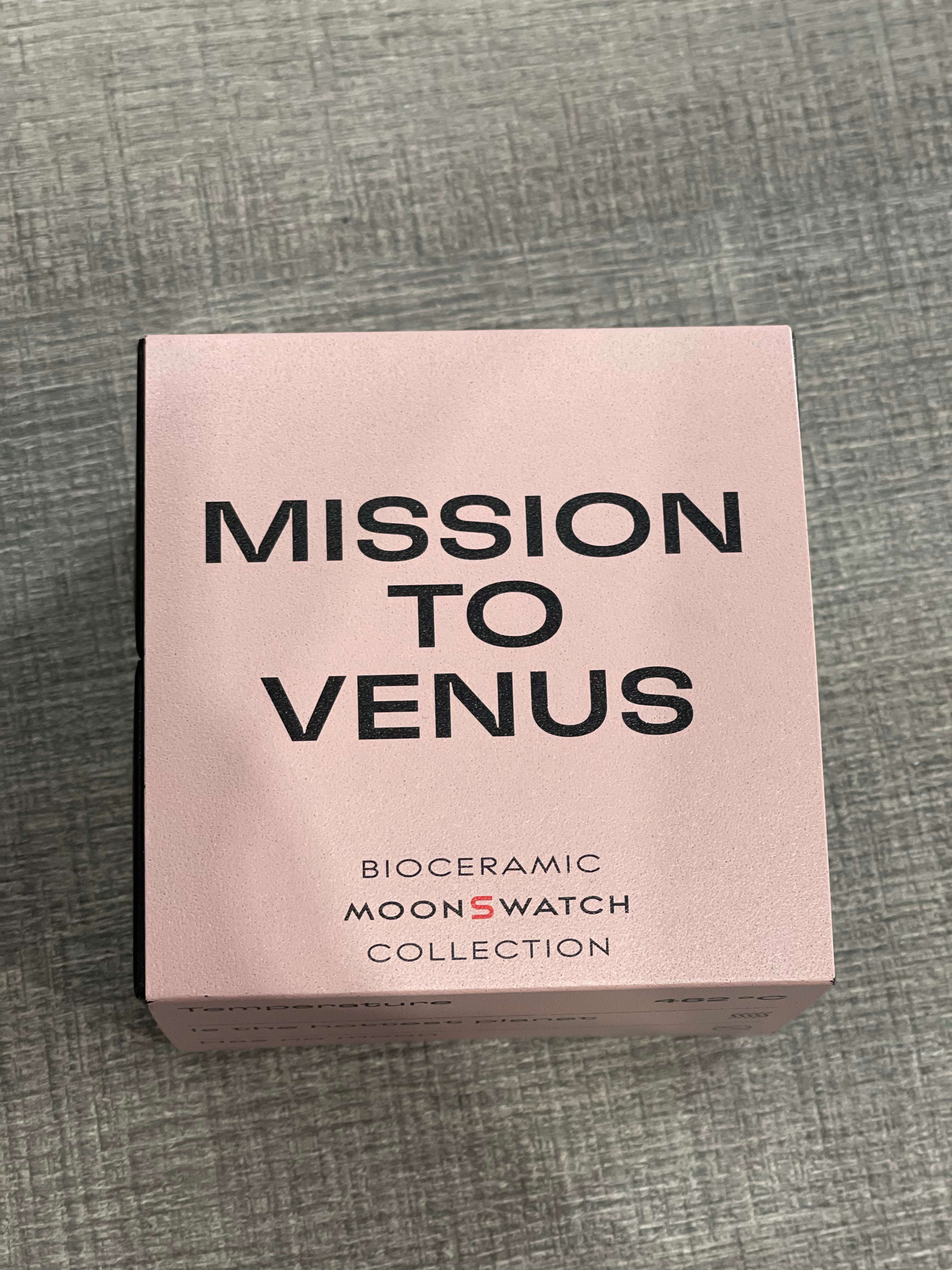Mission Moonswatch biocéramique Swatch x Omega sur Vénus