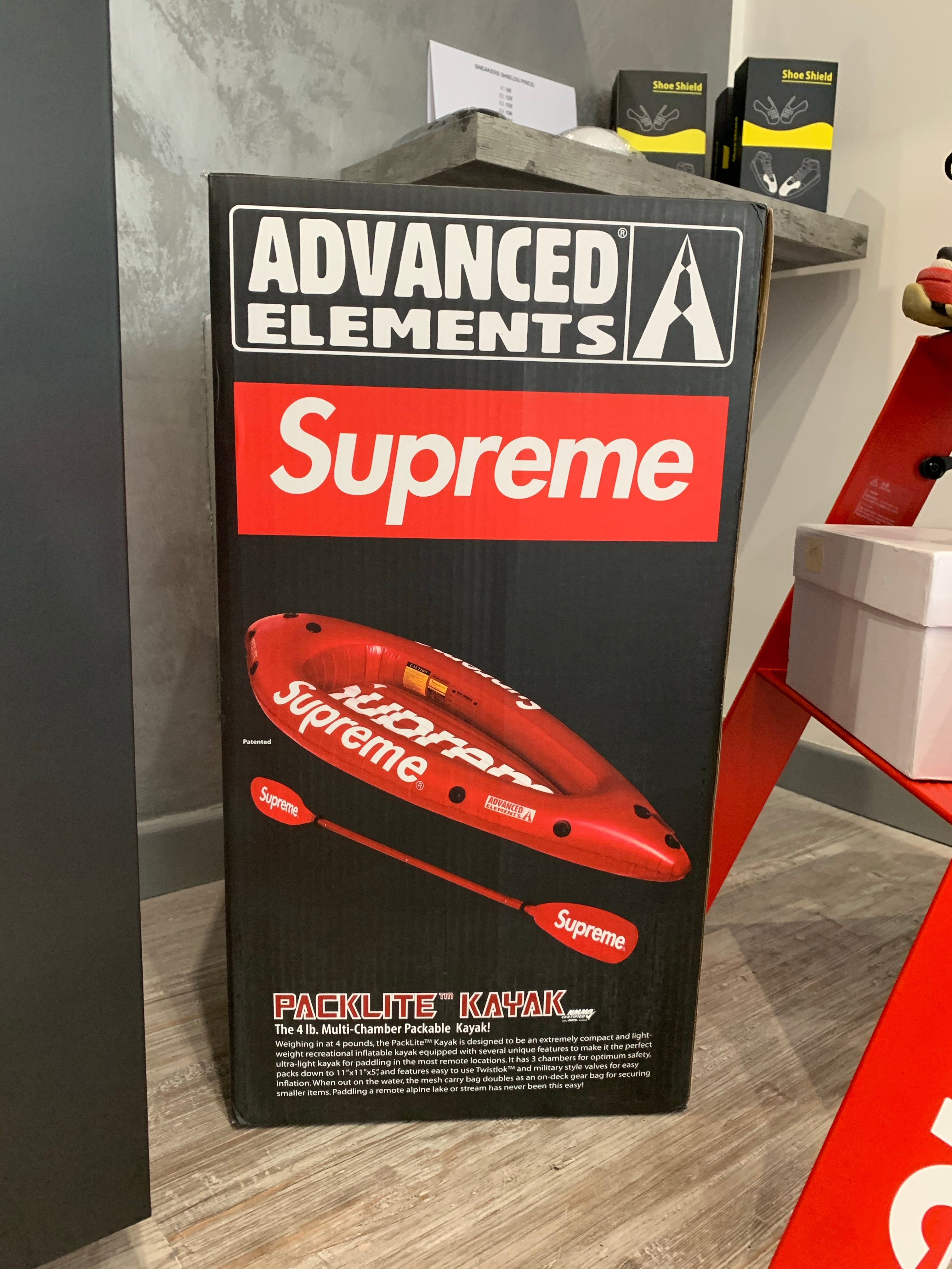 SUPREME ADVANCED ELEMENTS PACKLITE KAYAK RED