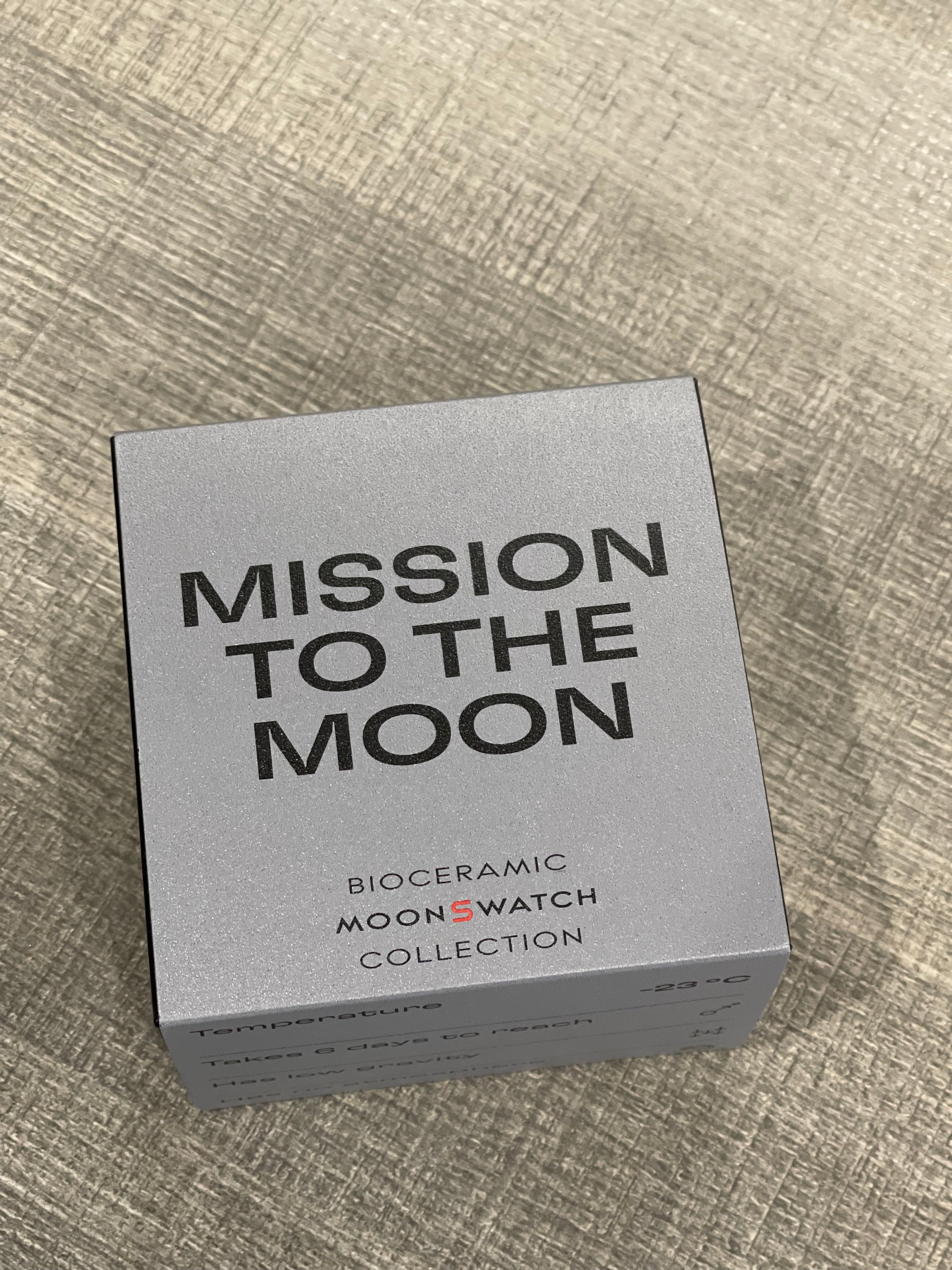 Swatch x Omega Bioceramic Moonswatch Mission To Moon