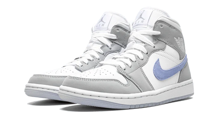 AIR JORDAN 1 MID WOLF GRAY ALUMINUM