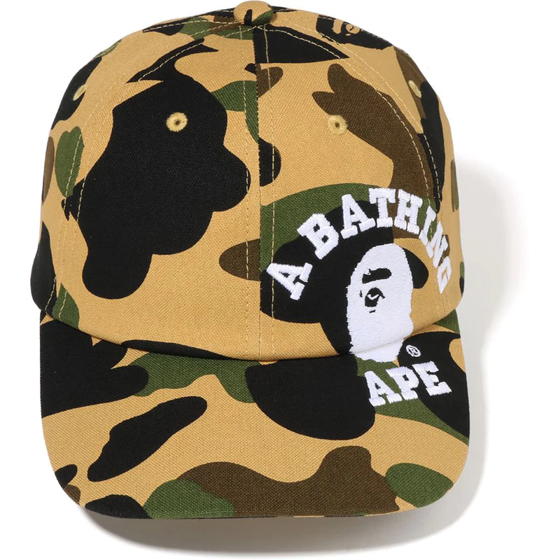 BAPE CAMO PANEL CAP YELLOW