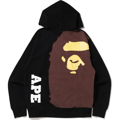 BAPE GIANT APE HEAD RELAXED FIT HOODIE BLACK