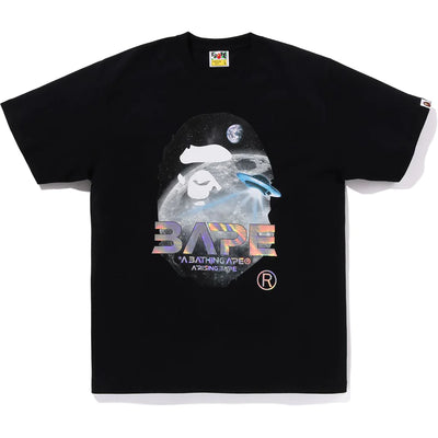 BAPE MOON PHOTO APE HEAD TEE