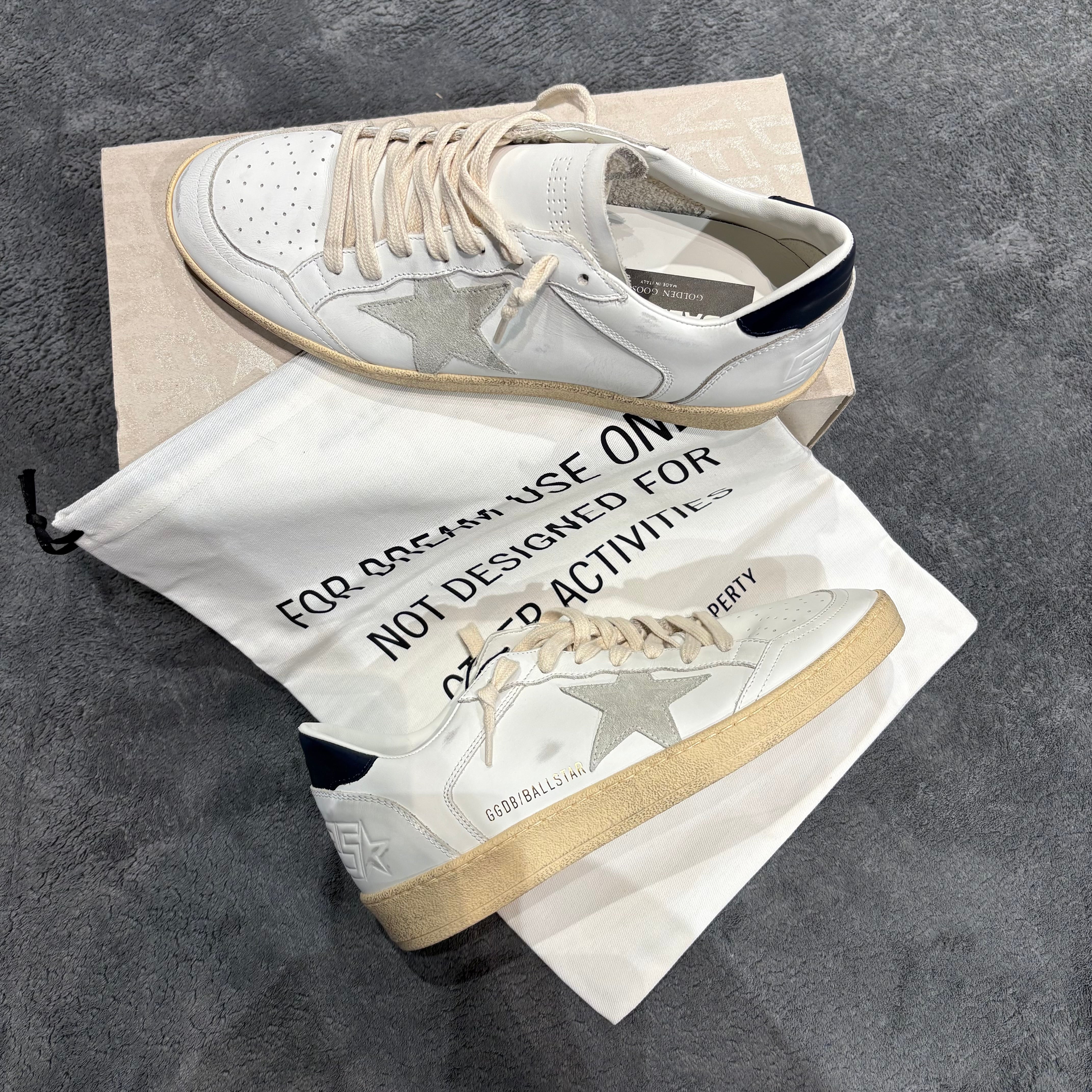 GOLDEN GOOSE BALLSTAR STELLA SUEDE & TACCO BLACK