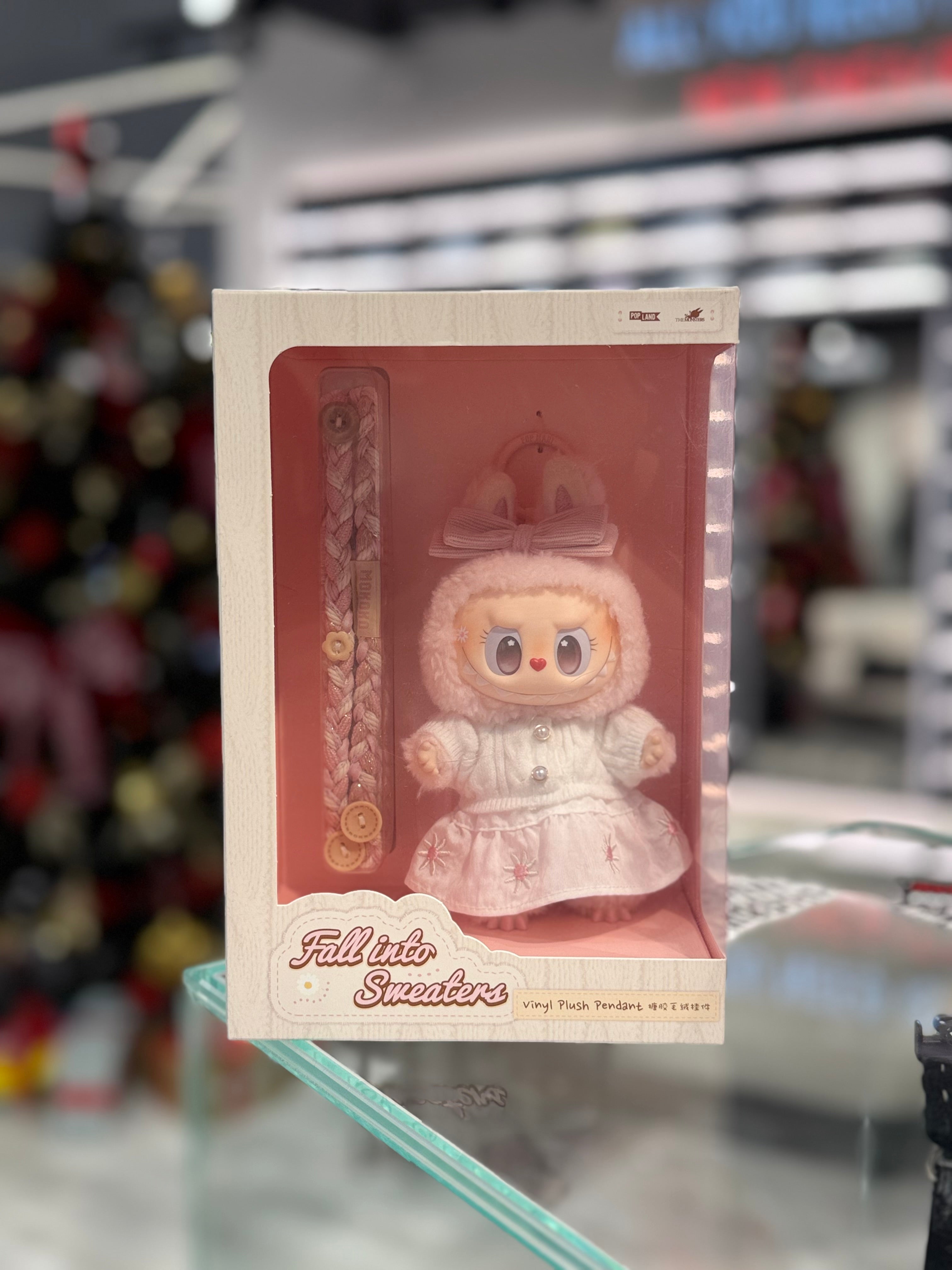 LABUBU Mokoko Fall Into Sweaters Pendant - POP MART Vinyl Plush