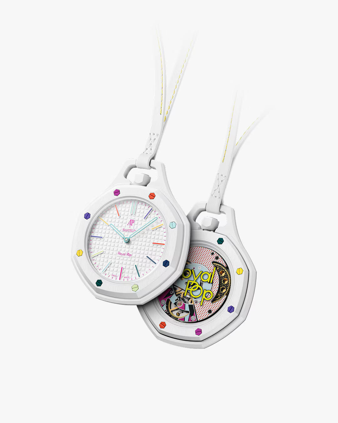 HUIT BLANC ROYAL POP WATCH - AP x Swatch