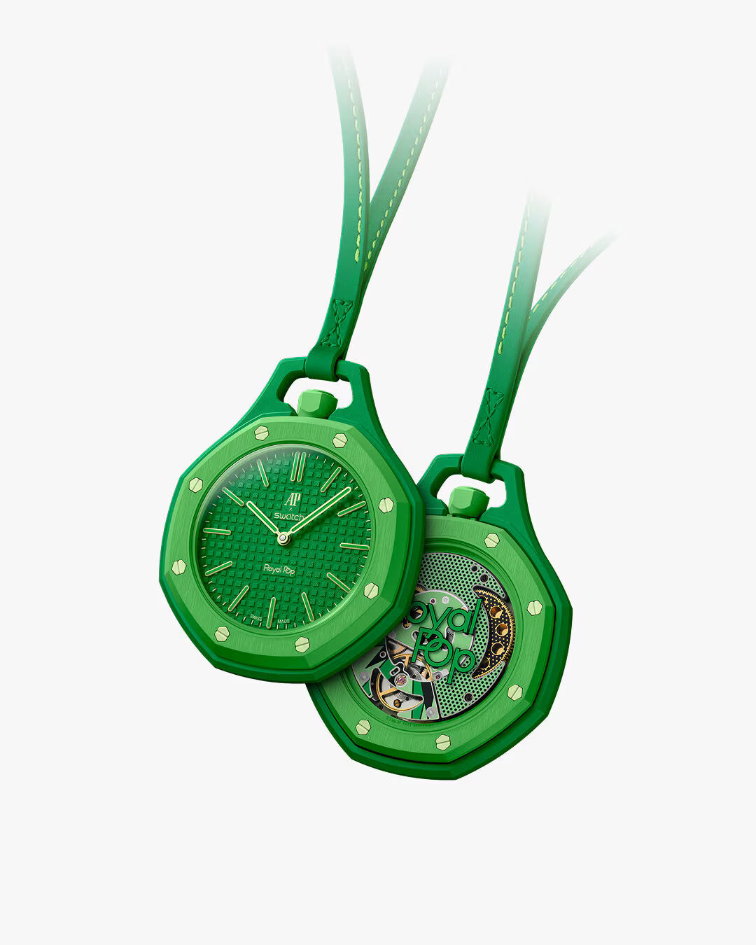 OTTO GREEN ROYAL POP WATCH - AP x Swatch