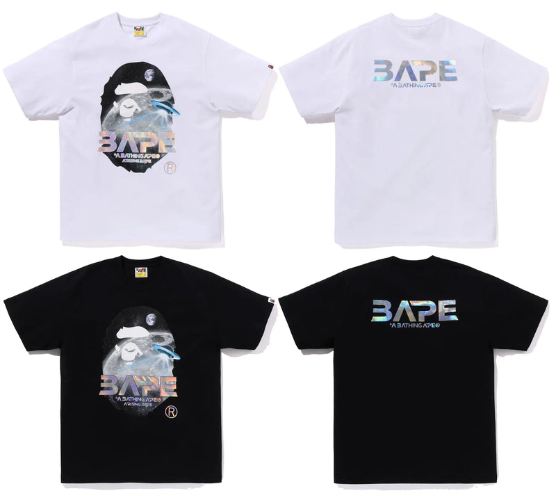 T-SHIRT TÊTE DE SINGE PHOTO BAPE MOON