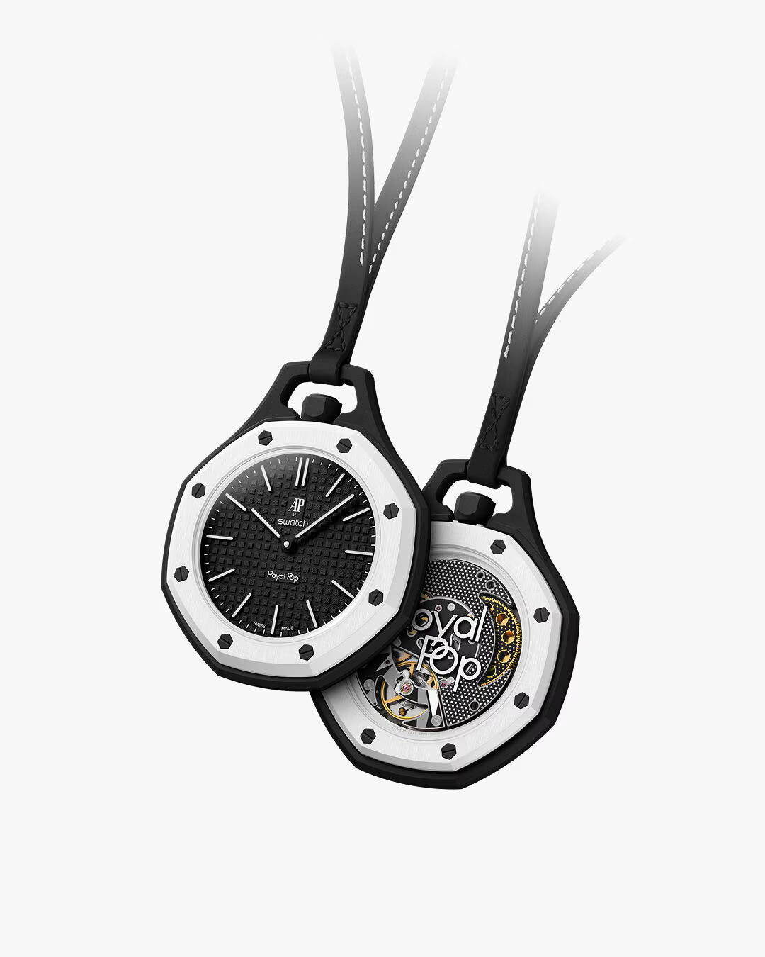 OCHO NEGRO ROYAL POP WATCH - AP x Swatch