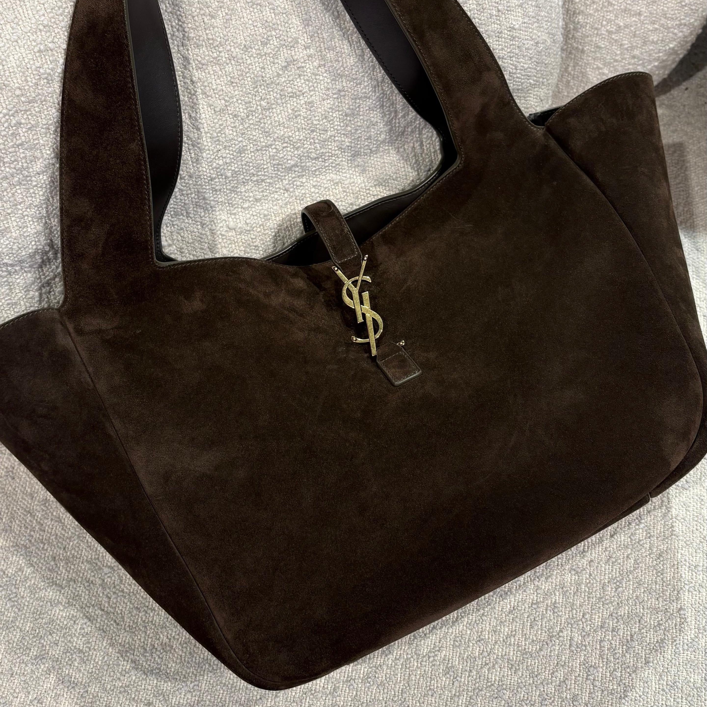 BORSA LE 5 À 7 BEA IN SUEDE LIGHT MUSK - Yves Saint Laurent