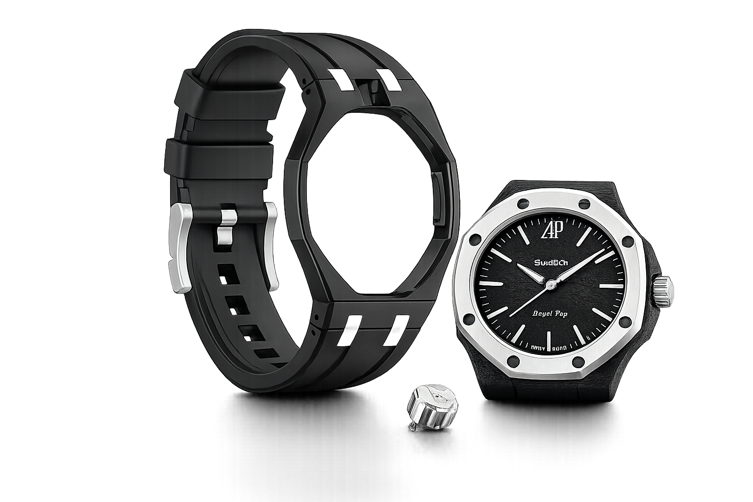 AP SWATCH ROYAL POP SILICONE STRAP